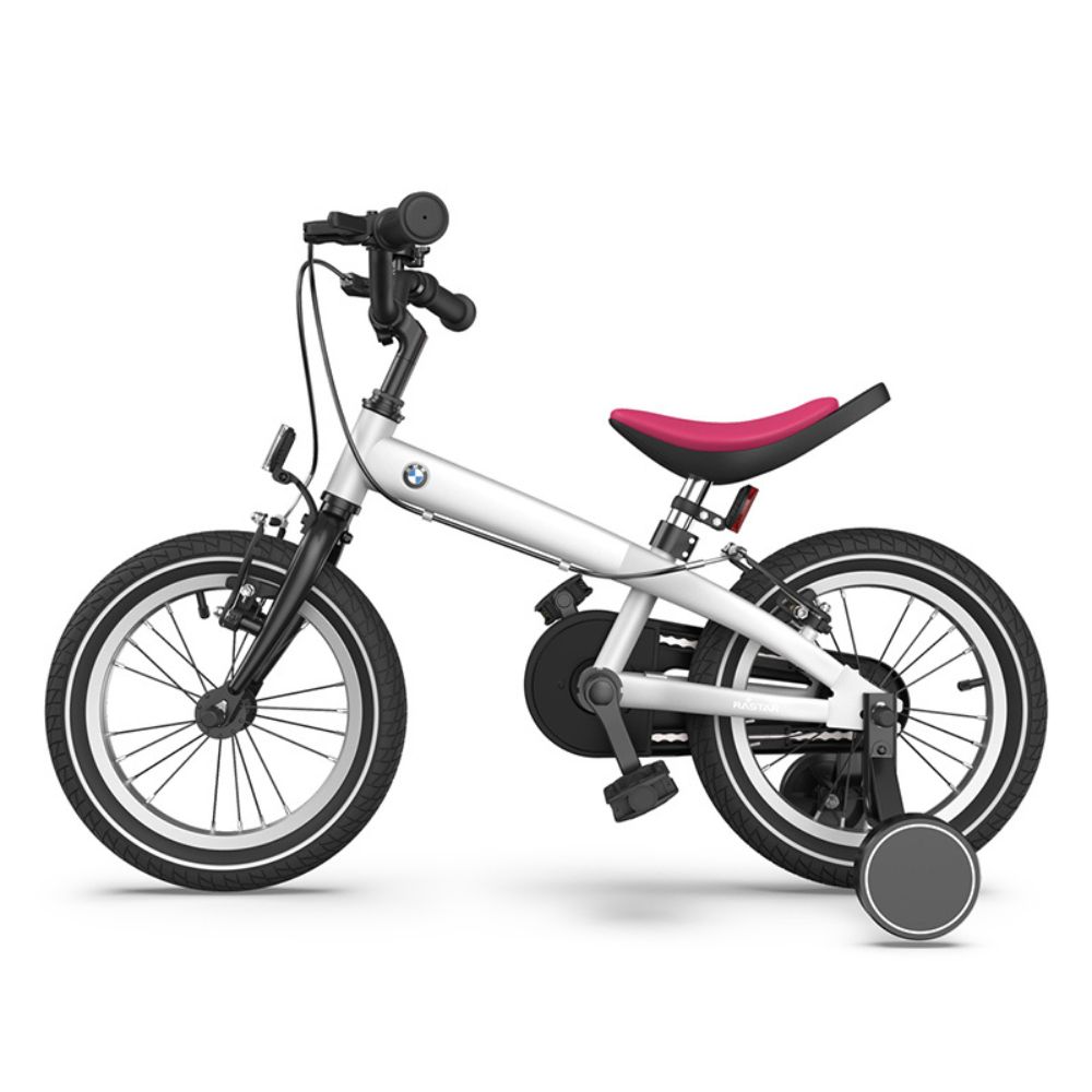 Full View BMW 14 inch Kids Running Bike White